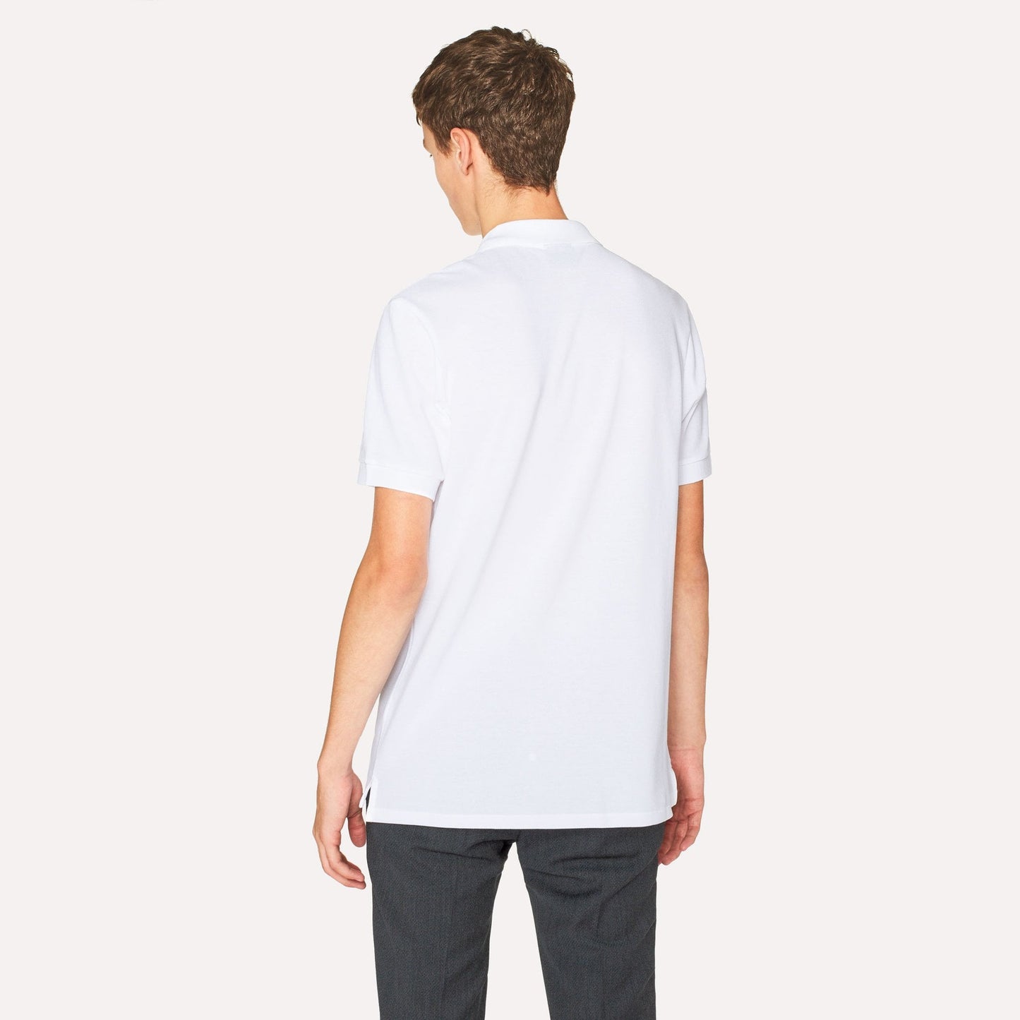 - Organic Cotton-Piqué Zebra Logo Polo Shirt - Navy