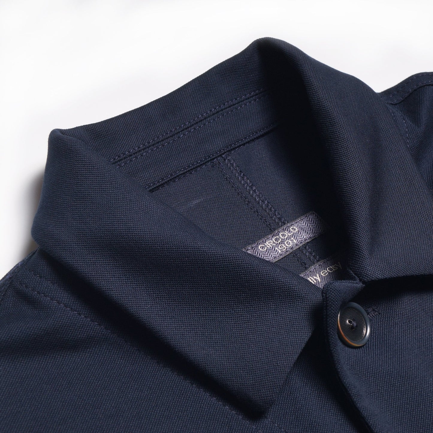 - Cotton Panama Jacket - Navy