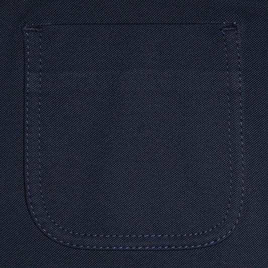 - Cotton Panama Jacket - Navy