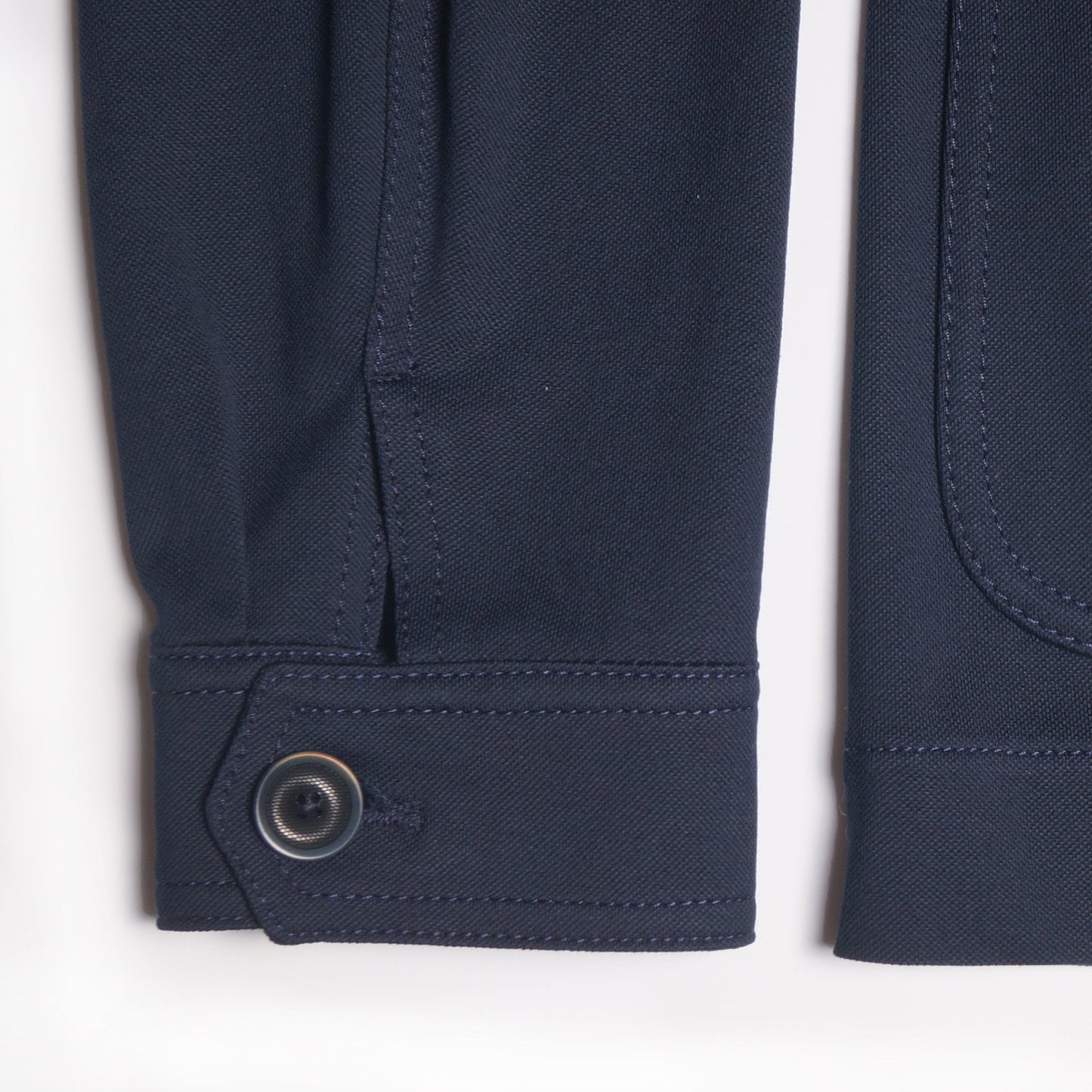 - Cotton Panama Jacket - Navy