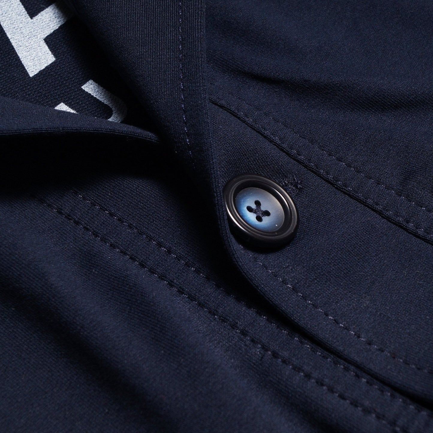 Jersey Bomber Jacket - Navy