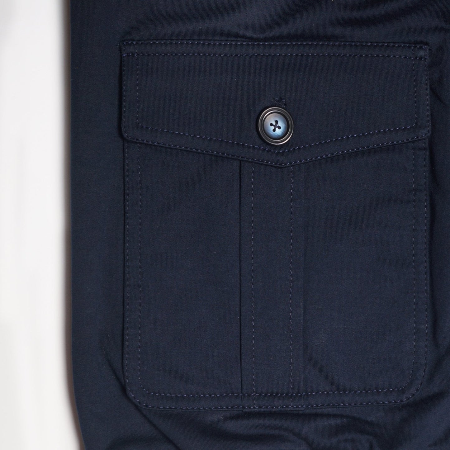 Jersey Bomber Jacket - Navy