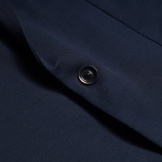 - Cotton Jersey Blazer - Navy