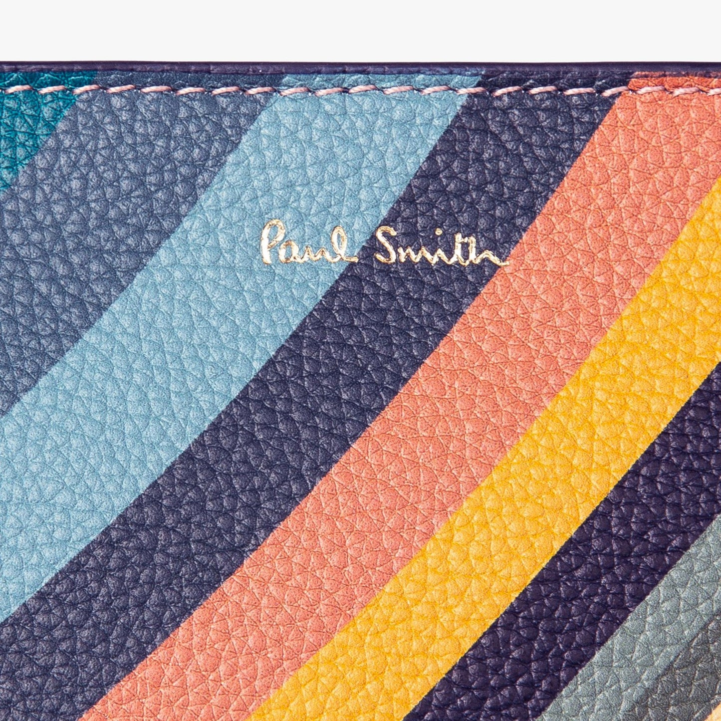 - Swirl Leather Tote Bag - Multi