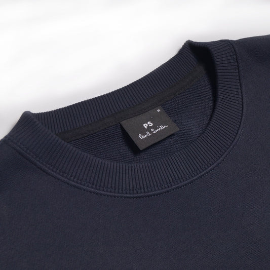 - Zebra Motif Sweatshirt - Navy