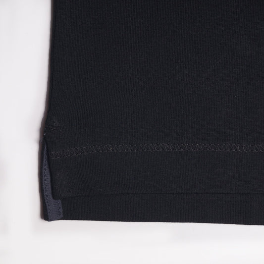 - Organic Cotton 'PS Happy' T-Shirt - Black