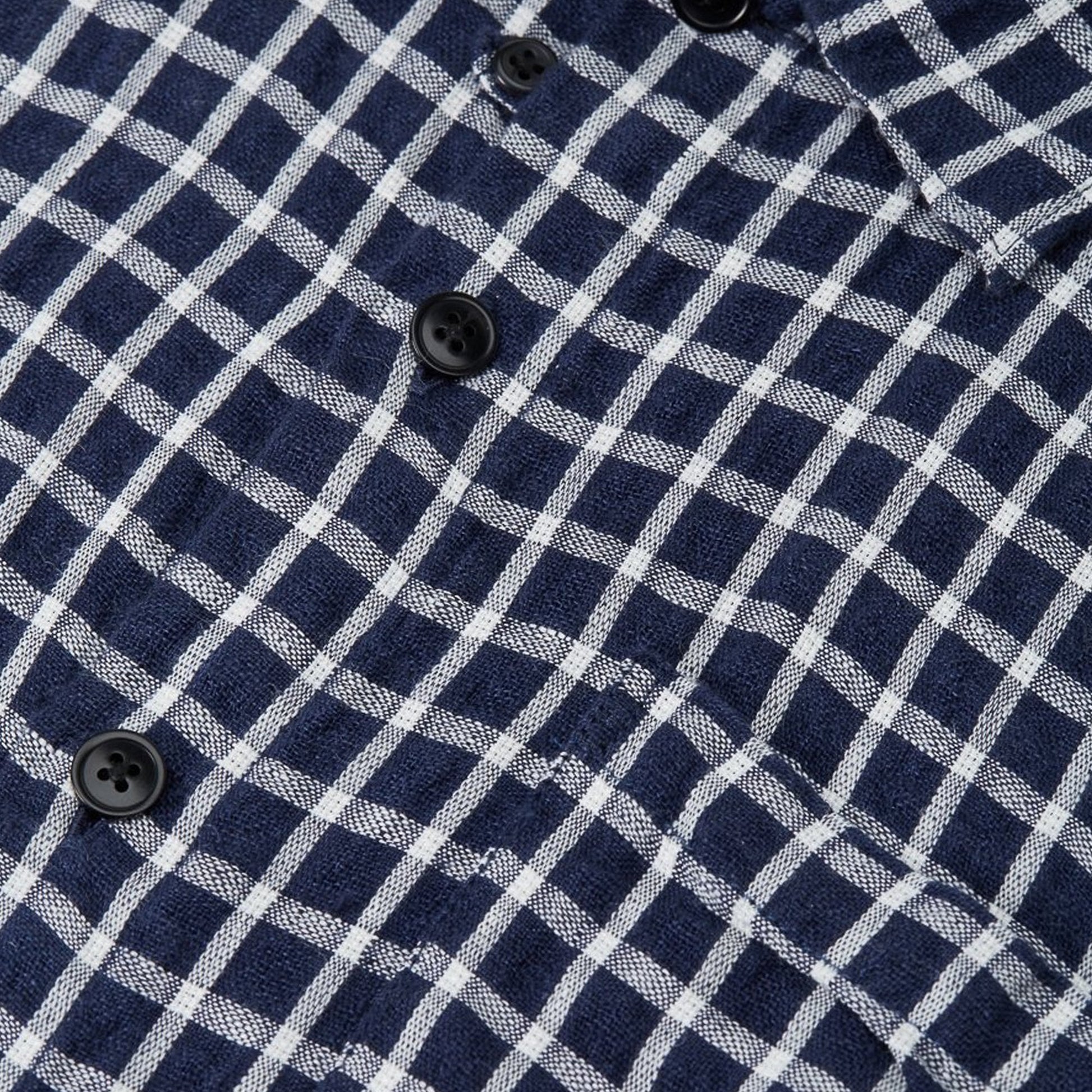 Oliver Hawaiian - Check Shirt - Navy