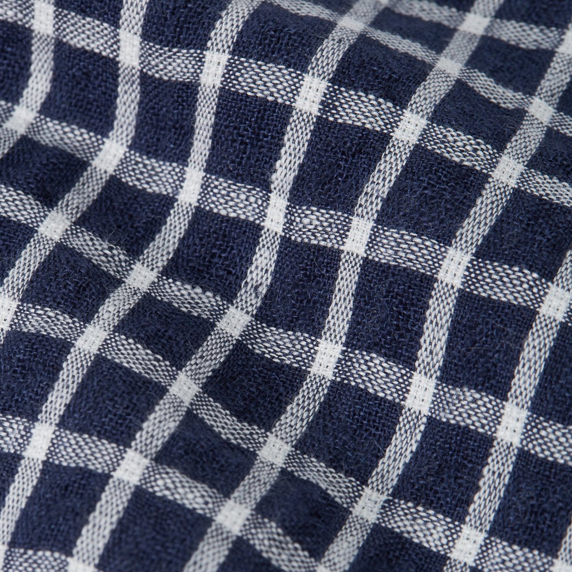 Oliver Hawaiian - Check Shirt - Navy
