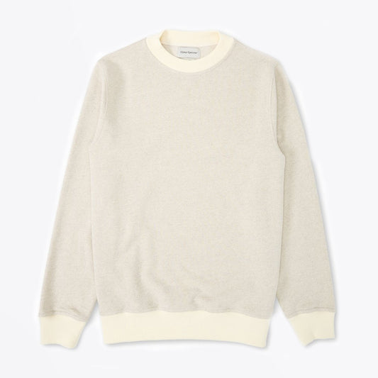- Robin - Cotton/Linen Blend Sweatshirt - Beige