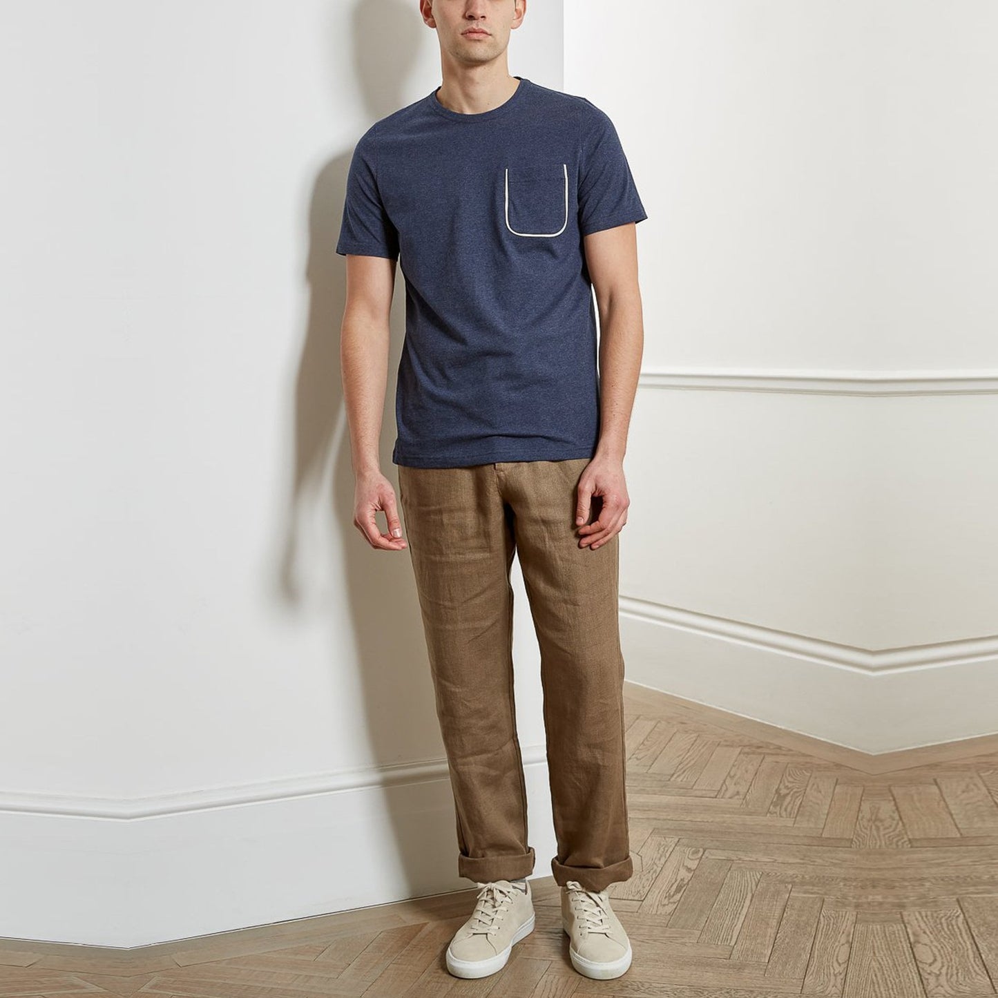 - Oli's - Organic Cotton Pocket T-Shirt - Navy