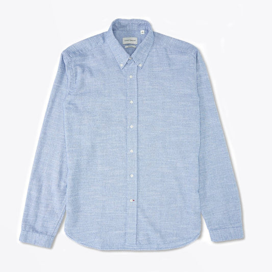 - Brook - Cotton/Linen Blend Shirt - Blue