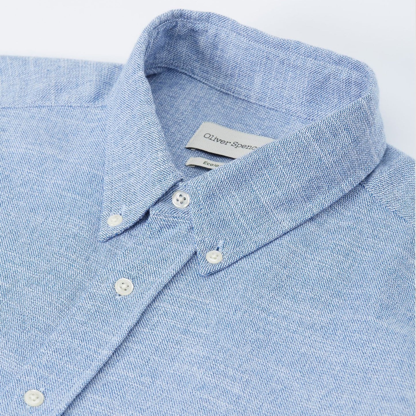 - Brook - Cotton/Linen Blend Shirt - Blue