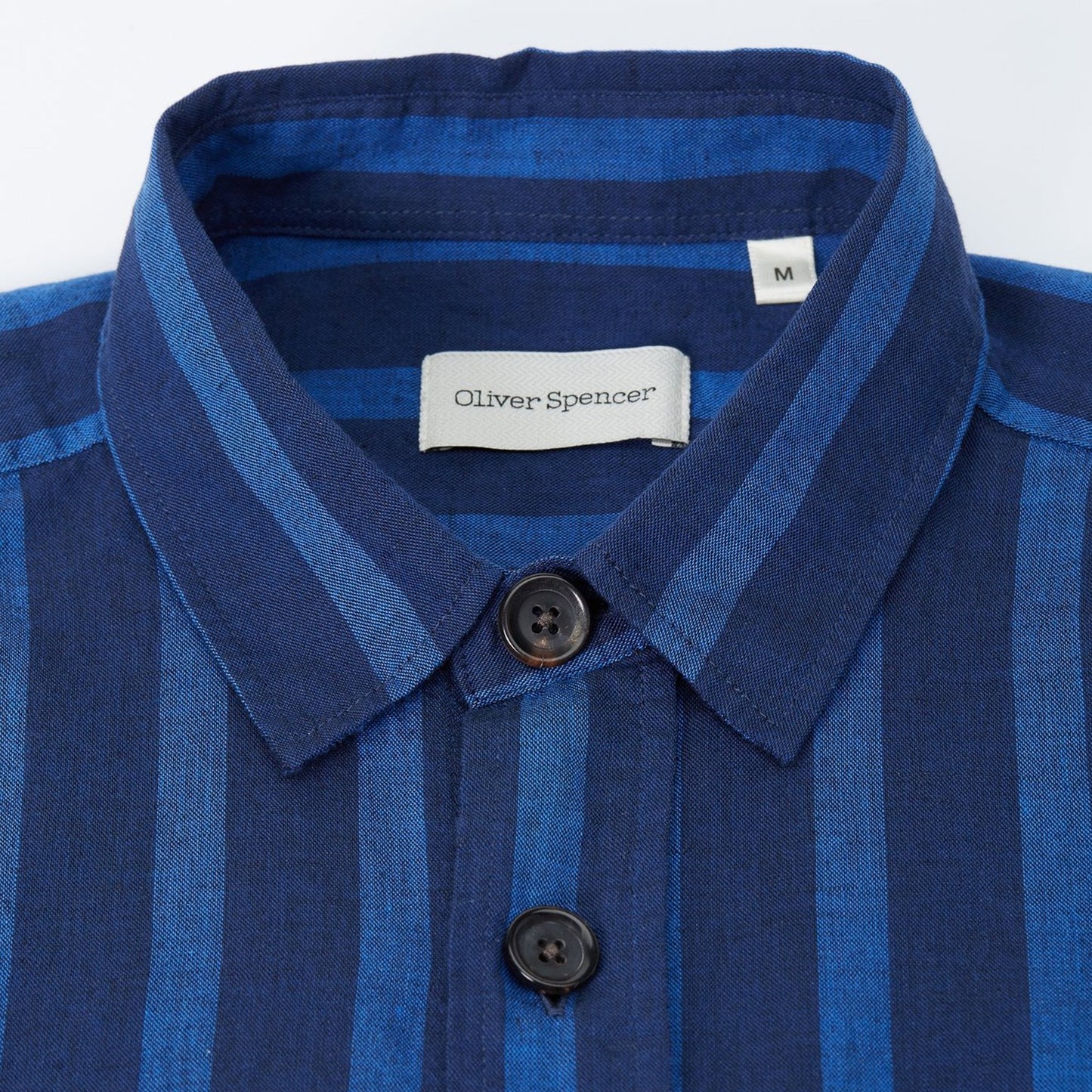 - Ellington - Stripe Overshirt - Blue
