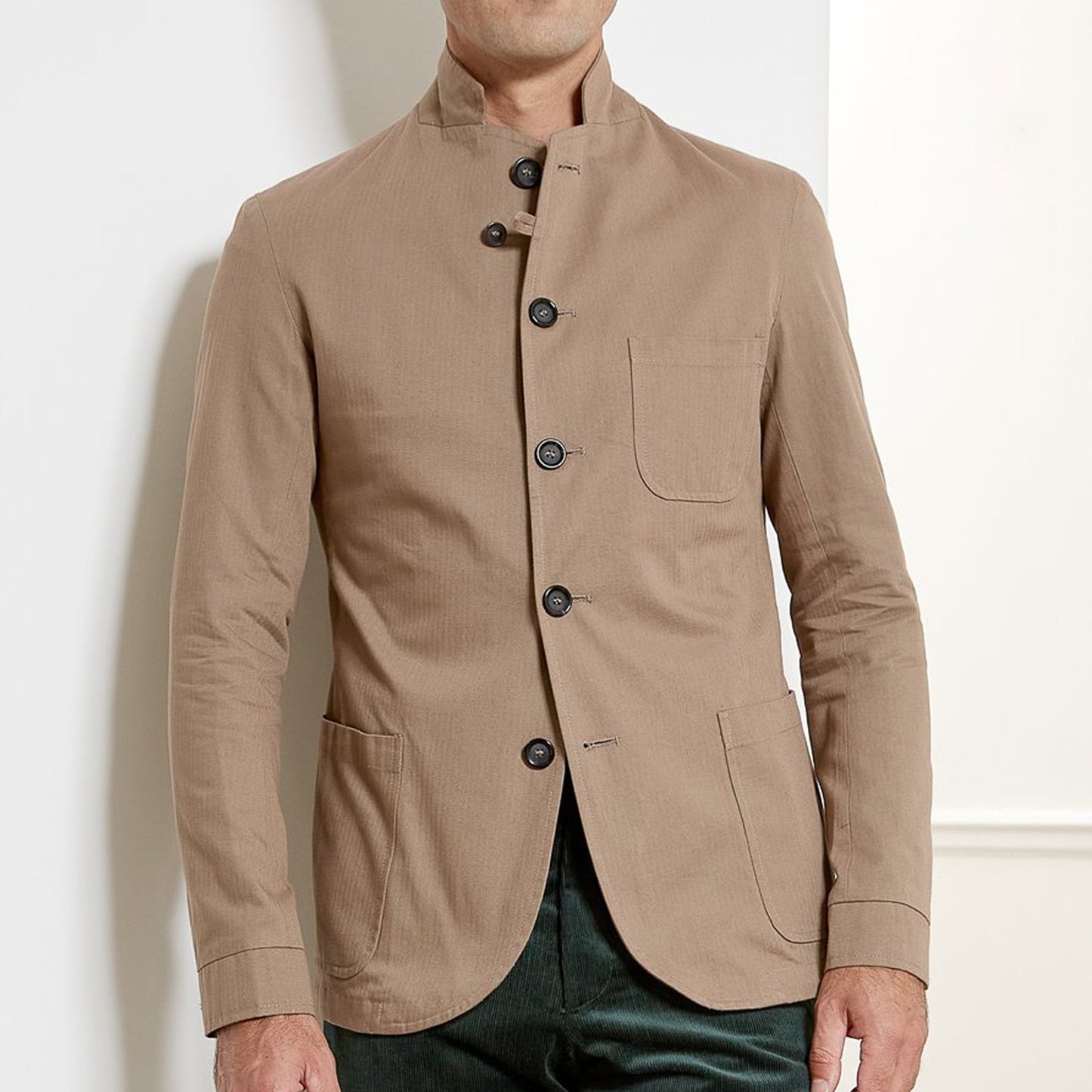 - Solms - Organic Cotton Jacket - Tobacco