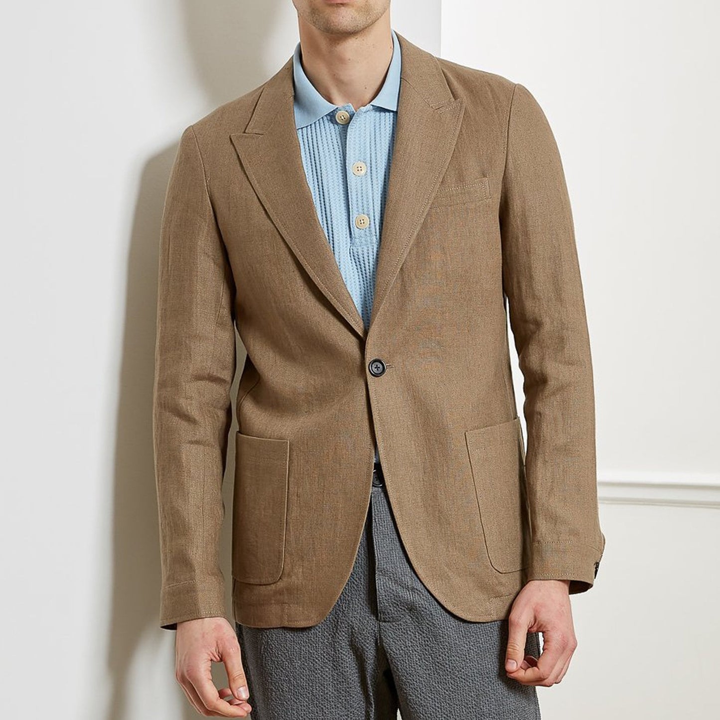 Laurel - Linen Jacket - Taupe