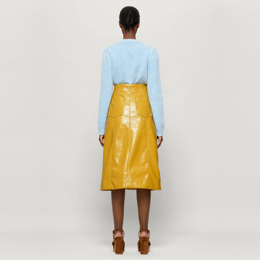 - Clairette Knitted Sweater - Pale Blue