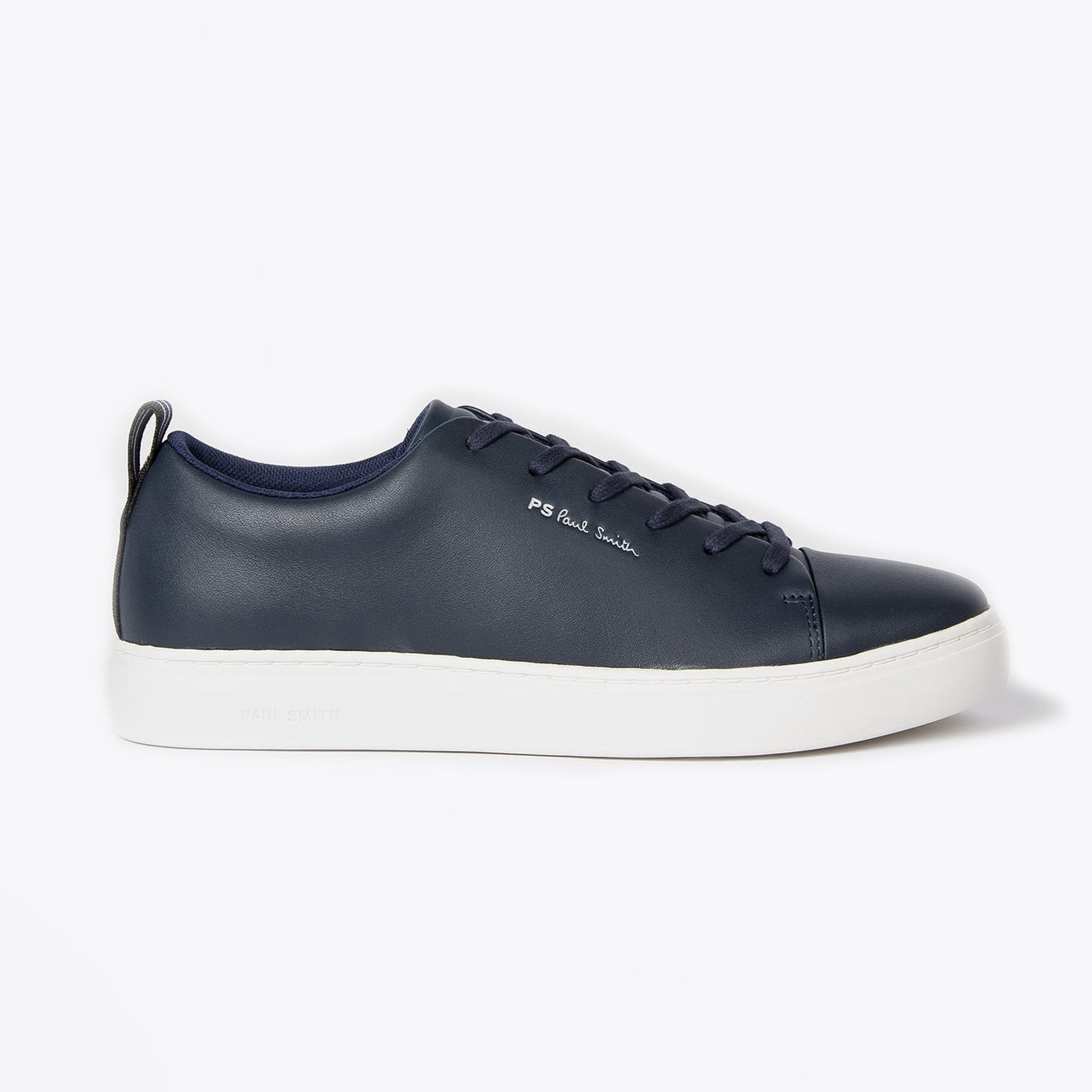 Paul Leather 'Lee' Trainers - Navy