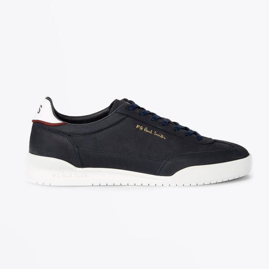 - Nubuck Leather 'Dover' Trainers - Navy