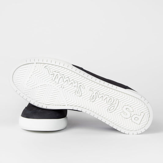 - Nubuck Leather 'Dover' Trainers - Navy