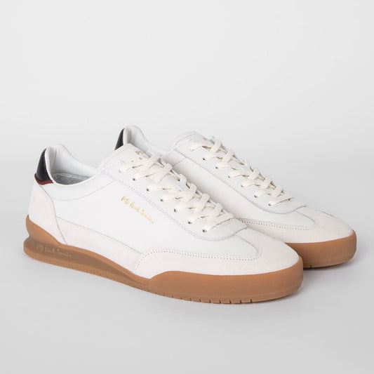 - Nubuck Leather 'Dover' Trainers - White