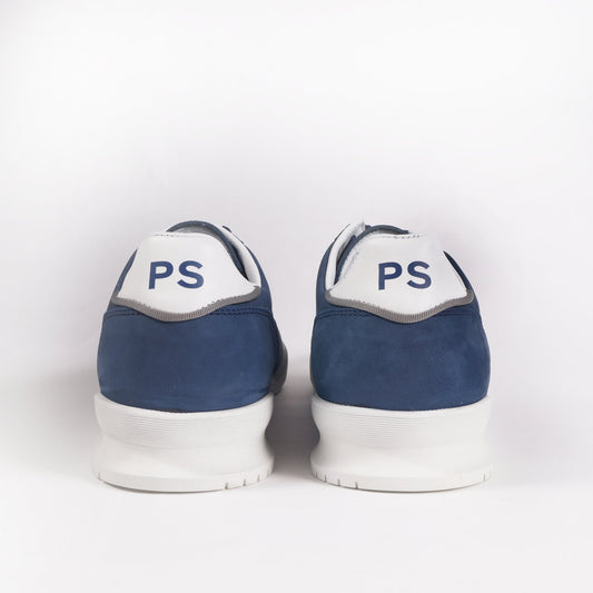 - Nubuck Leather 'Dover' Trainers - Blue