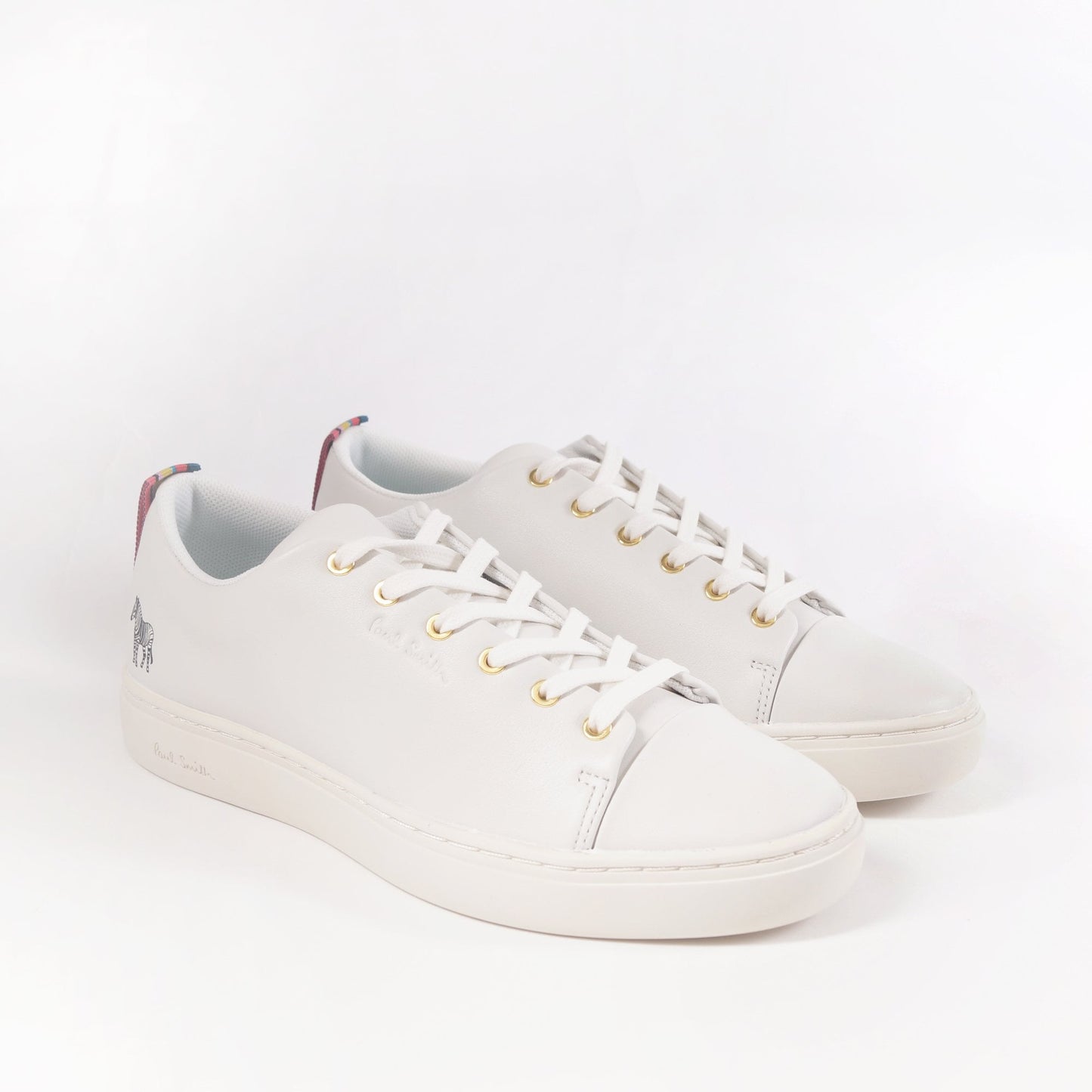 Leather 'Lee' Trainers - White