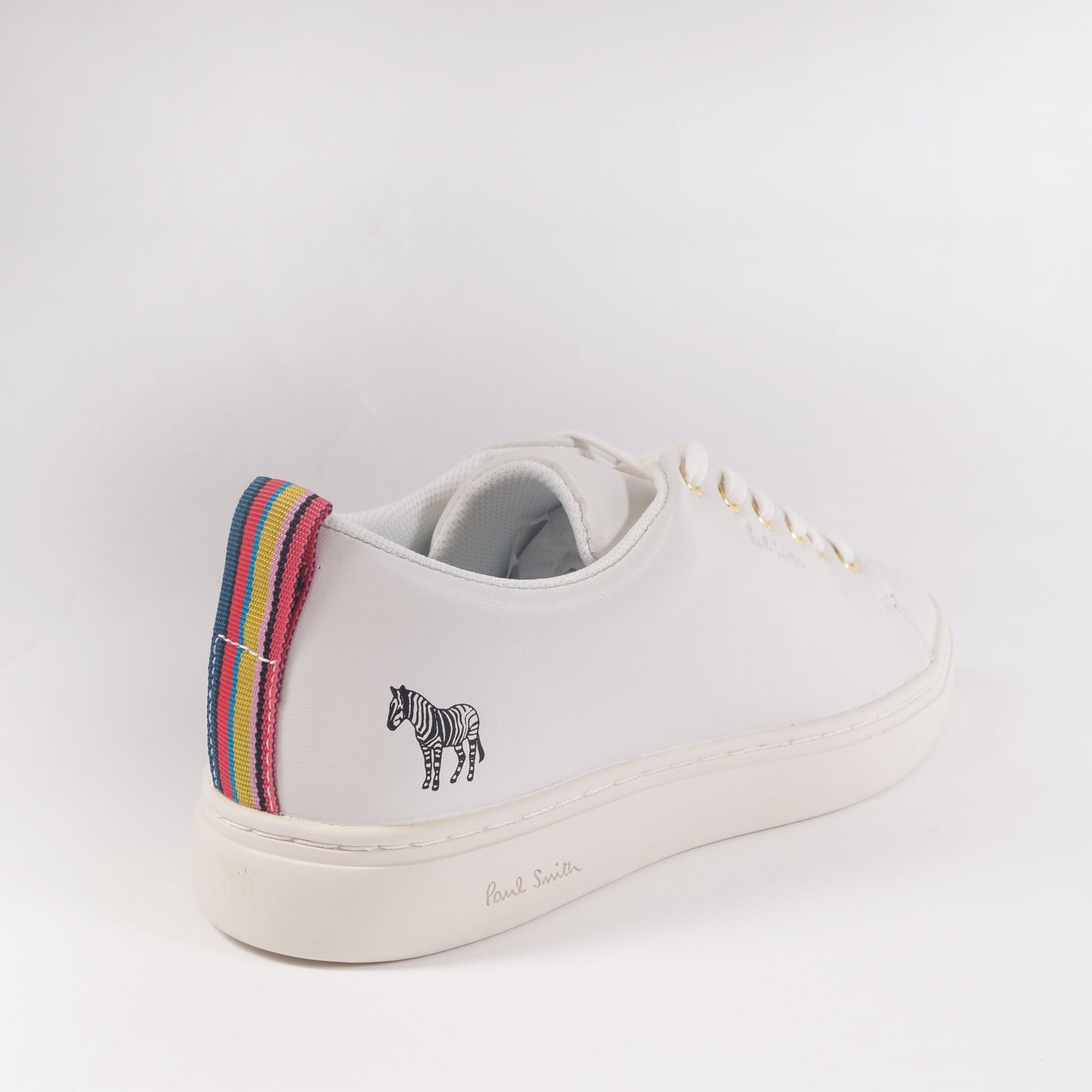 Paul Leather 'Lee' Trainers - White