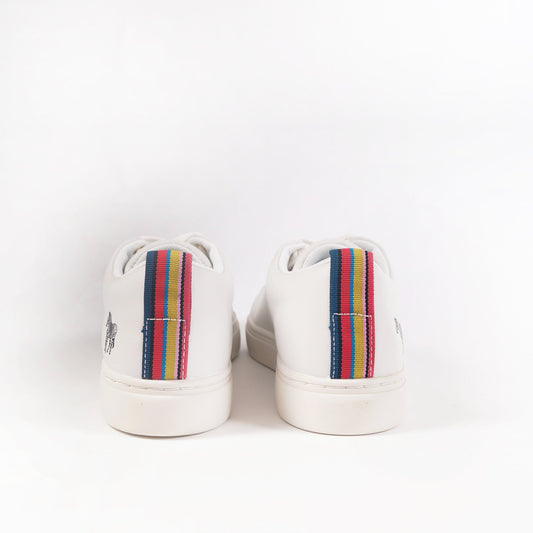 Leather 'Lee' Trainers - White
