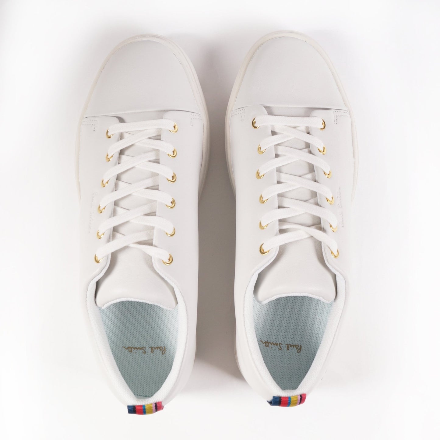 Leather 'Lee' Trainers - White
