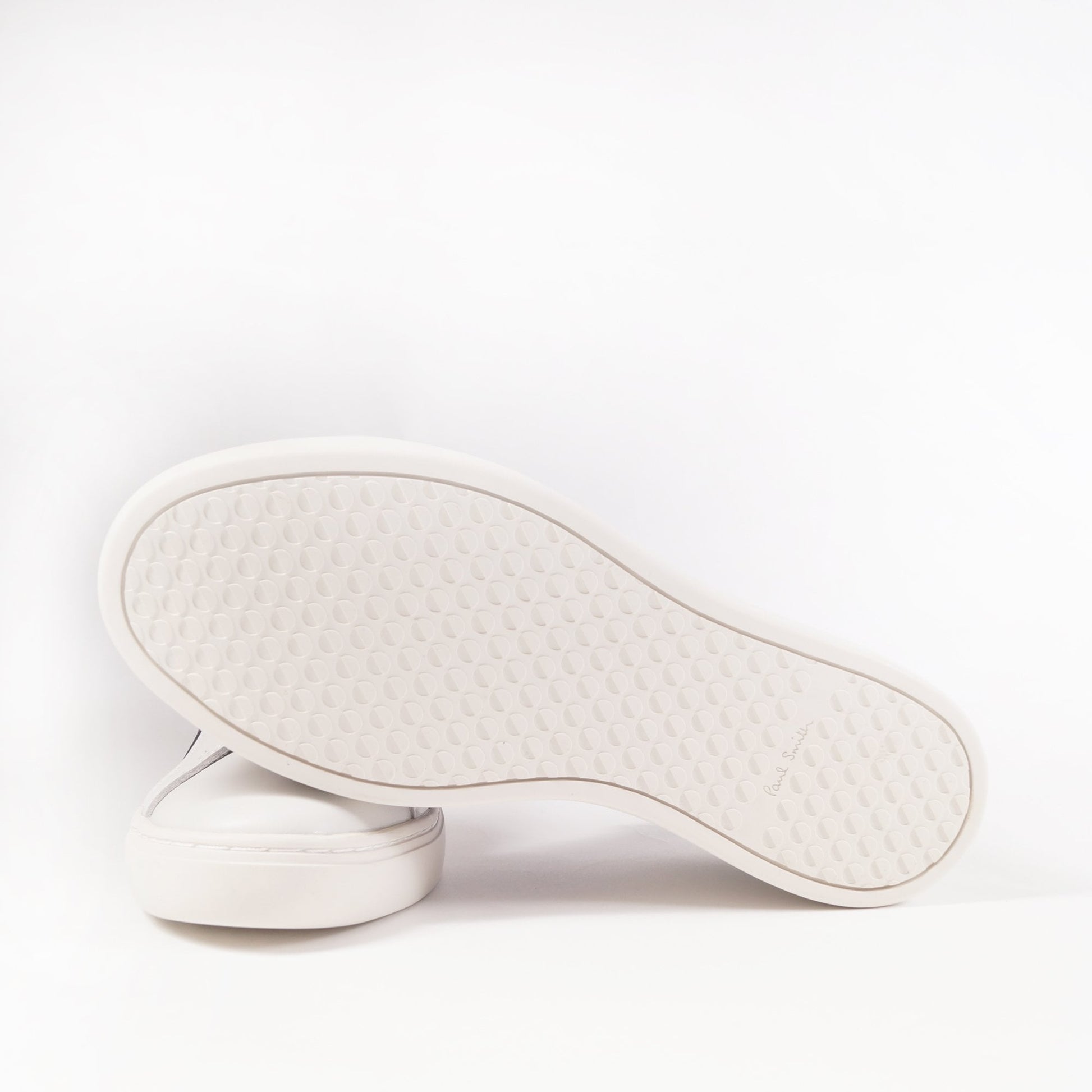Paul Leather Multi-Stripe 'Lapin' Trainers - White