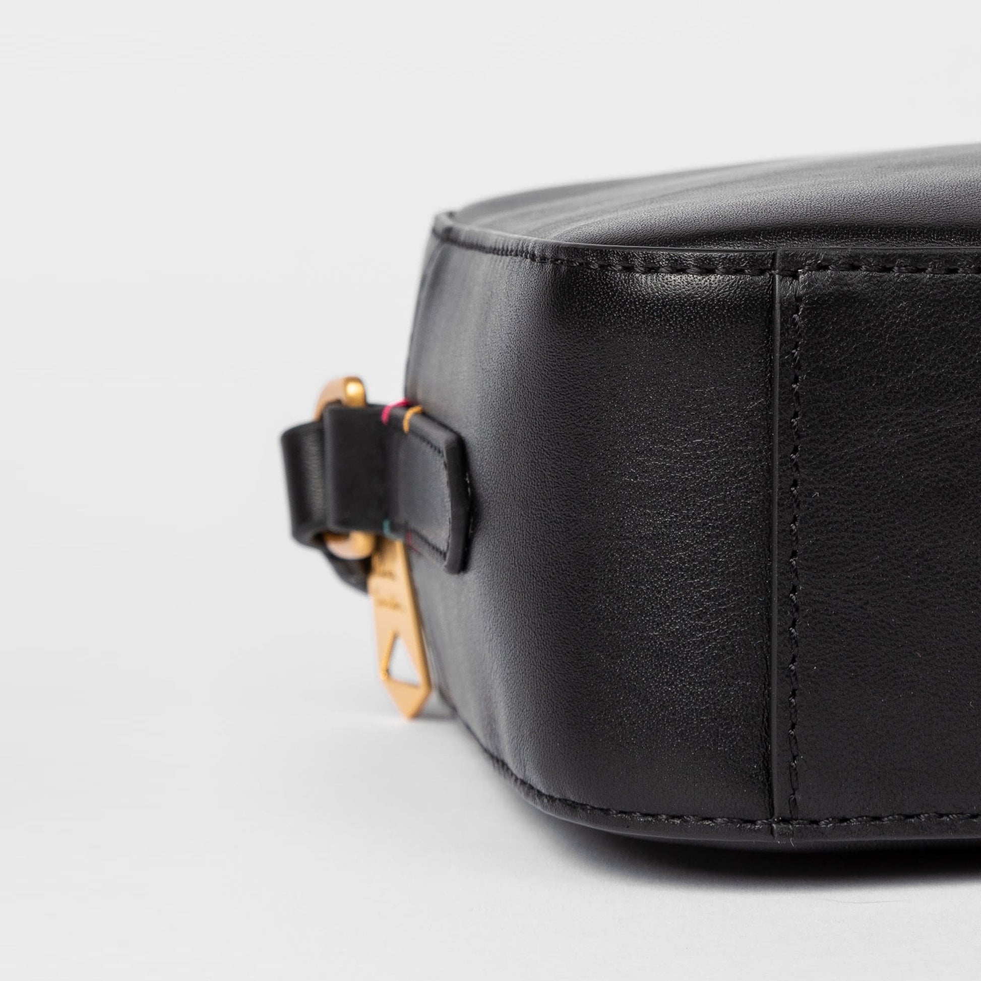 Paul Leather 'Swirl' Cross-Body Bag - Black