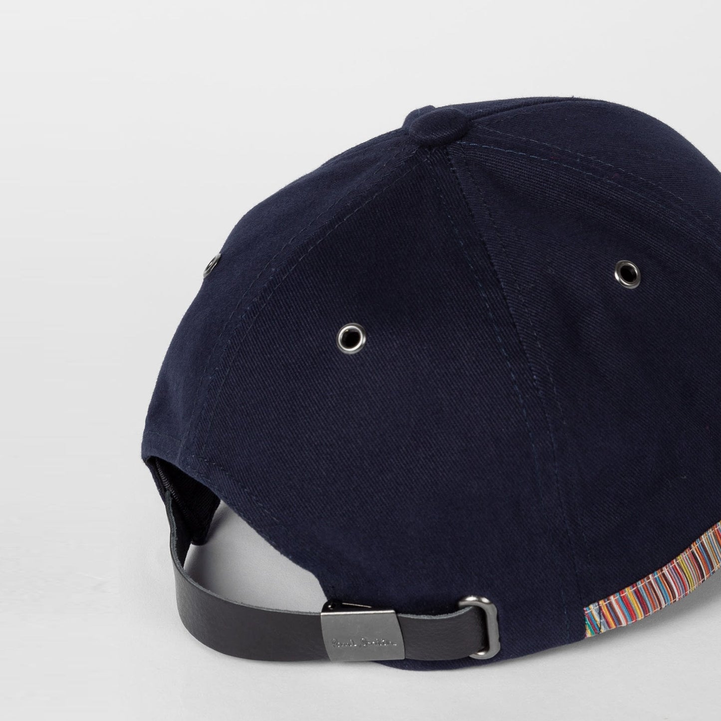- Signature Stripe Baseball Cap - Navy