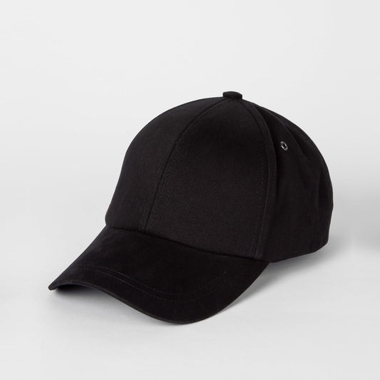 - Signature Stripe Baseball Cap - Black