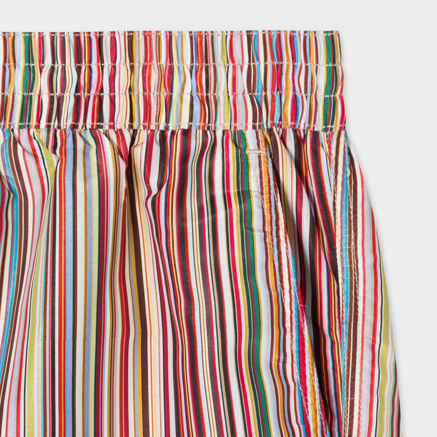 - 'Signature Stripe' Print Swim Shorts - Multi
