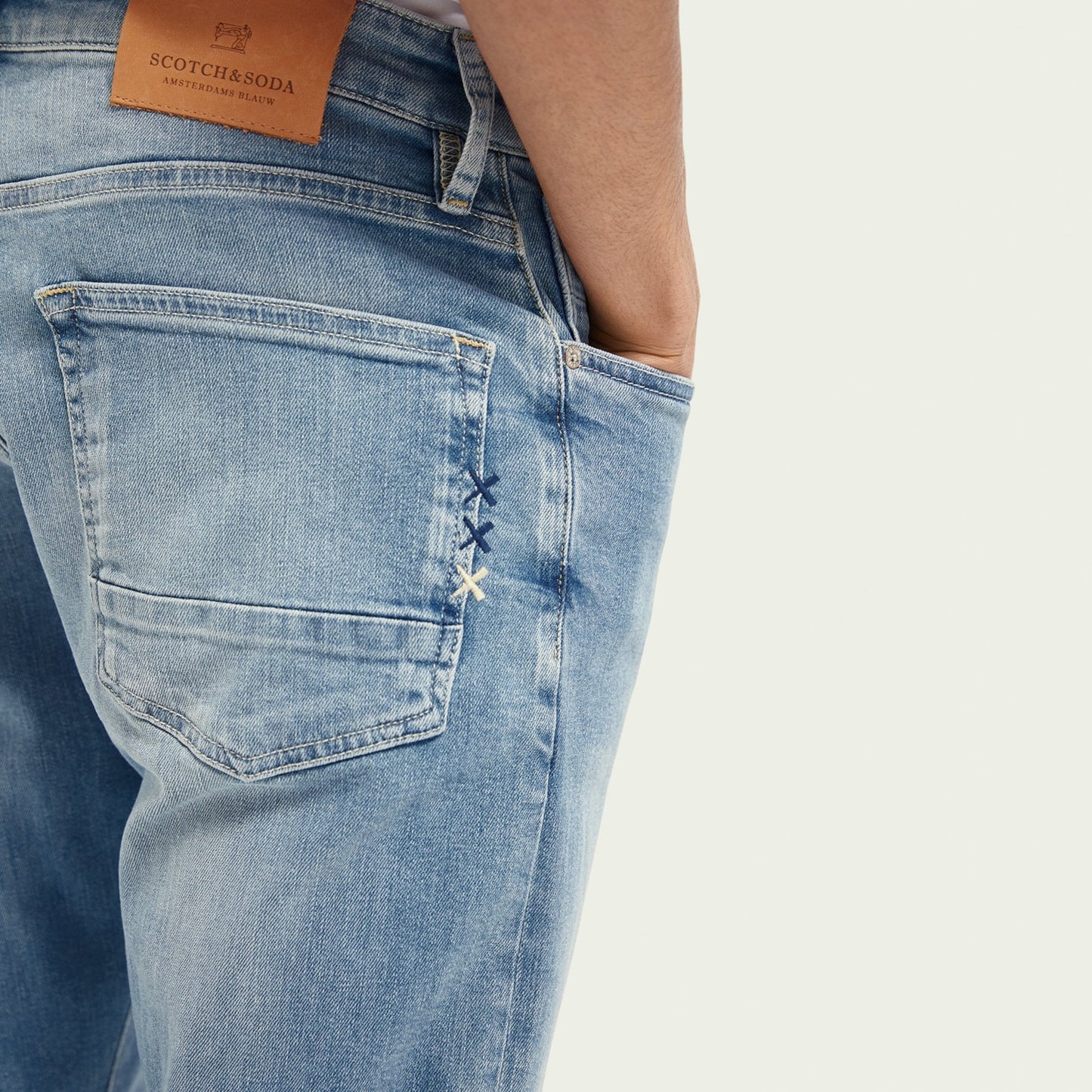 - Ralston - Regular Slim Fit Jeans - Pale Blue