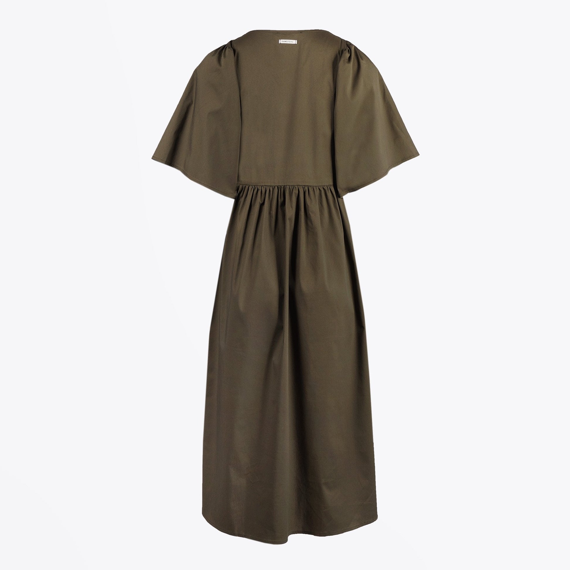 Humility Jessie - Midi Cotton Dress - Khaki