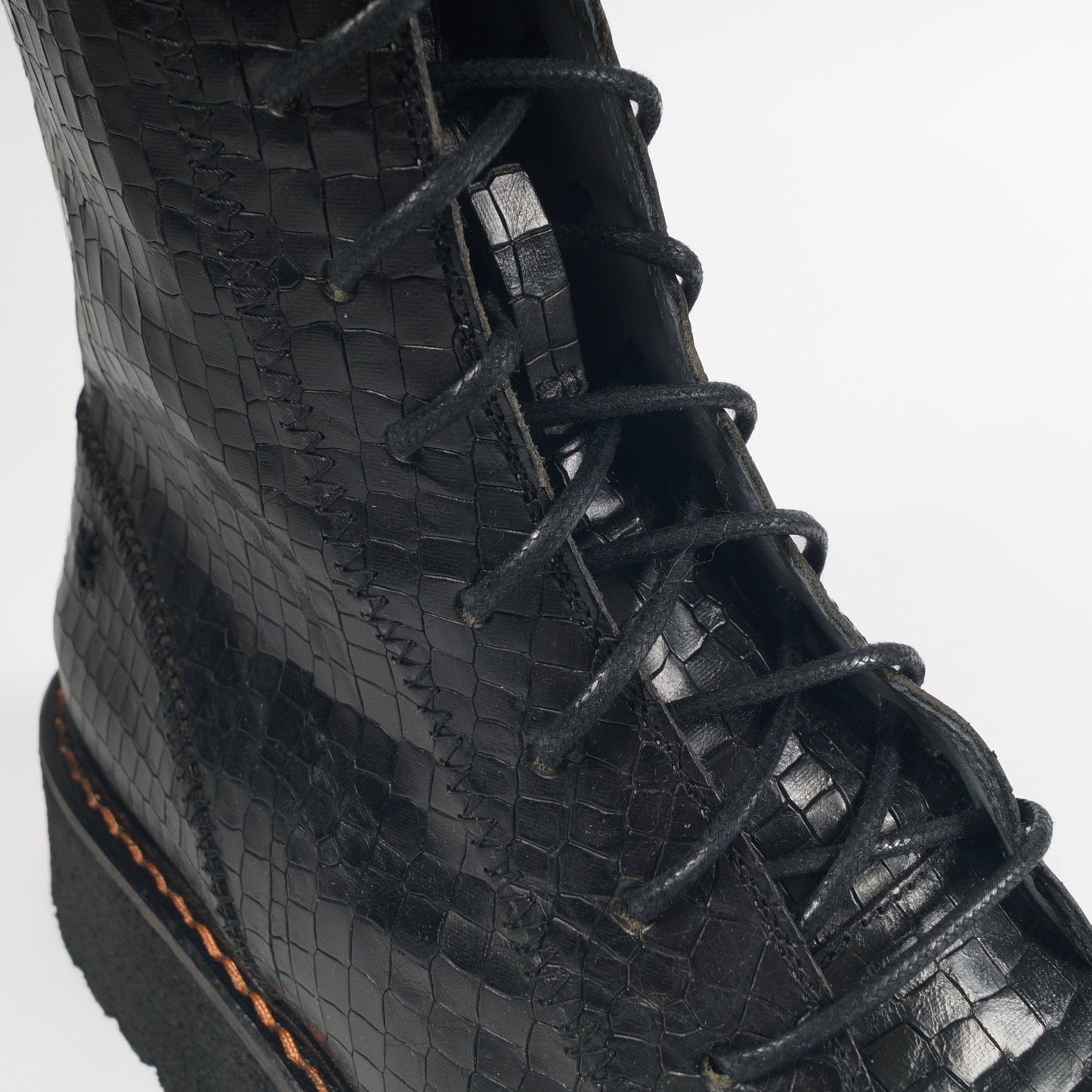 - Scorpio - Textured Leather Boots - Black