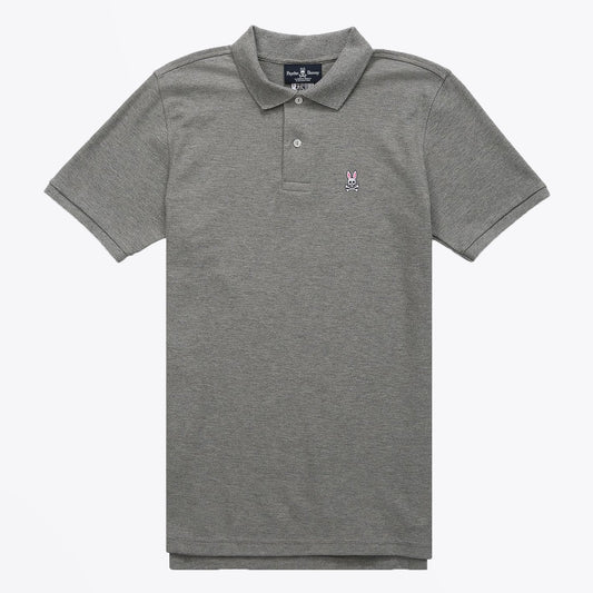 - Classic Polo Shirt - Heather Grey
