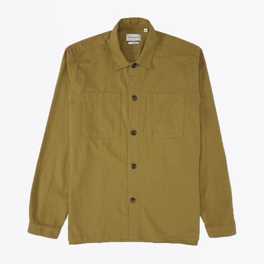 - Eltham - Organic Cotton Overshirt - Ochre
