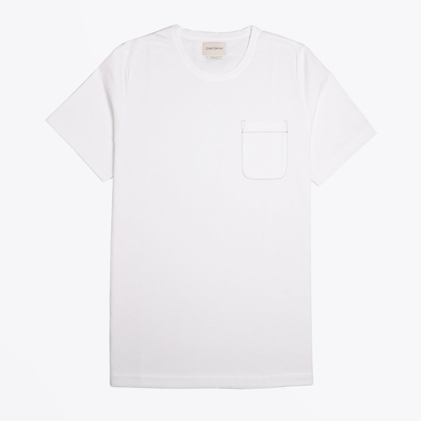 - Oli's - Organic Cotton Pocket T-Shirt - White