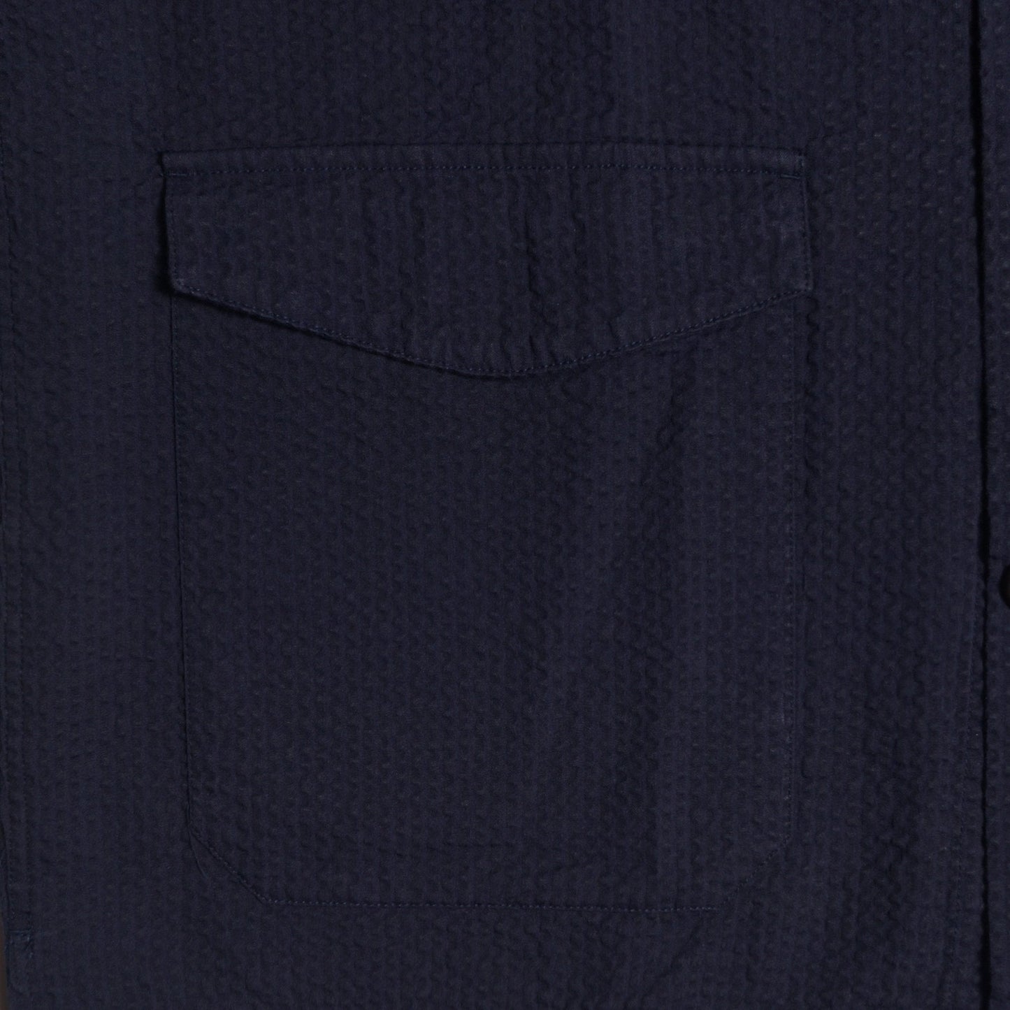 Hockney - Textured Shirt Jacket - Navy