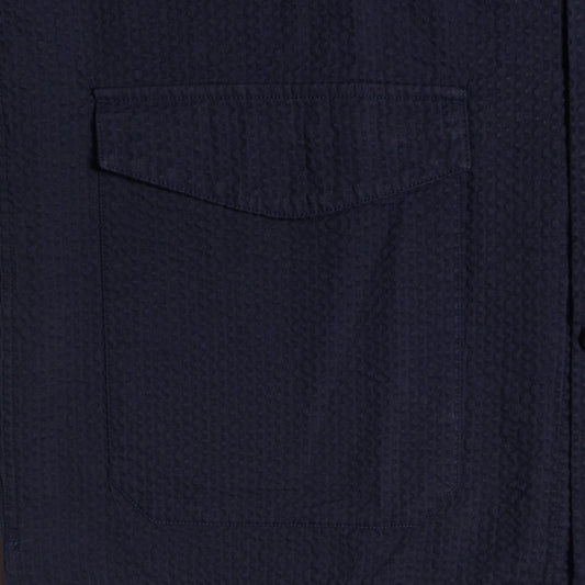 Hockney - Textured Shirt Jacket - Navy