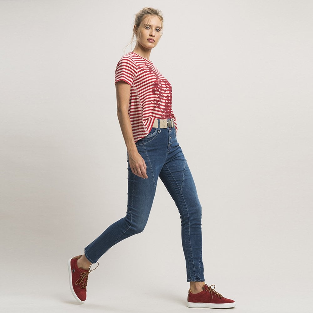 HIGH Horizon - Stripe T-Shirt - Red