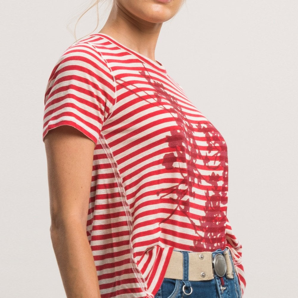 Horizon - Stripe T-Shirt - Red