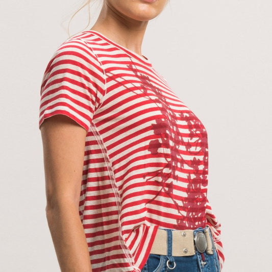 Horizon - Stripe T-Shirt - Red