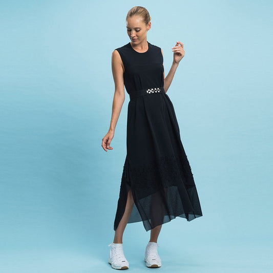 - Appealing - Sensitive�� Technical Jersey Dress - Navy