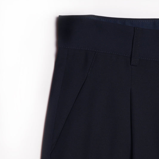 - Drop-Crotch Trousers - Navy