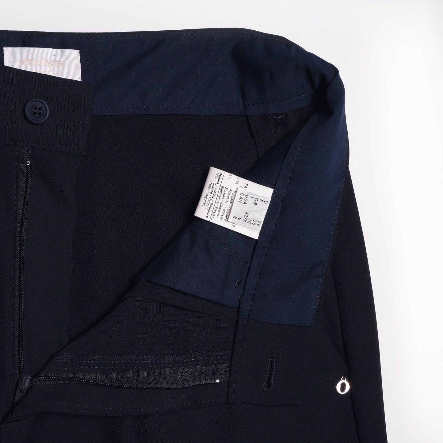 - Drop-Crotch Trousers - Navy