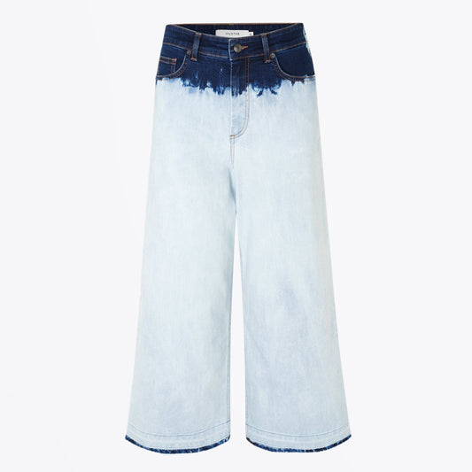 - Ticiano Tie-Dye Denim Jeans - Blue