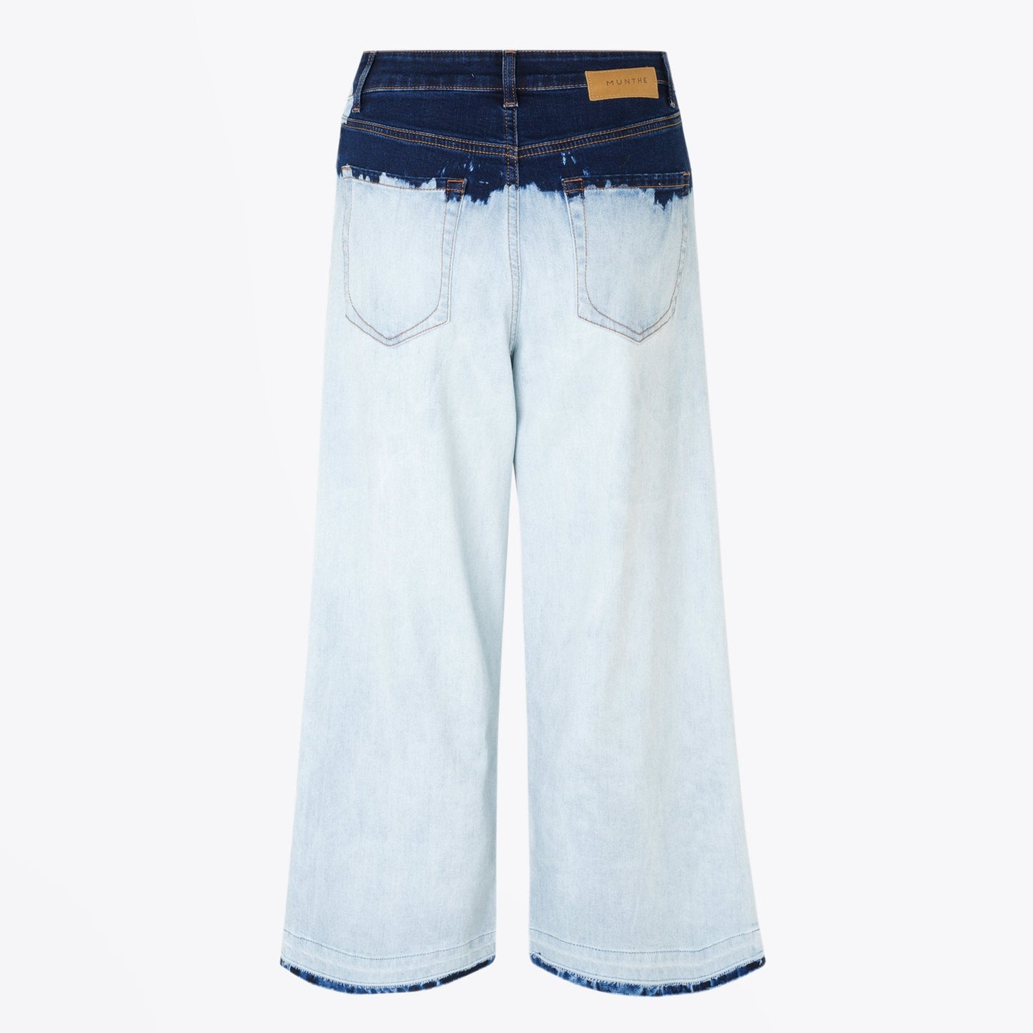 - Ticiano Tie-Dye Denim Jeans - Blue